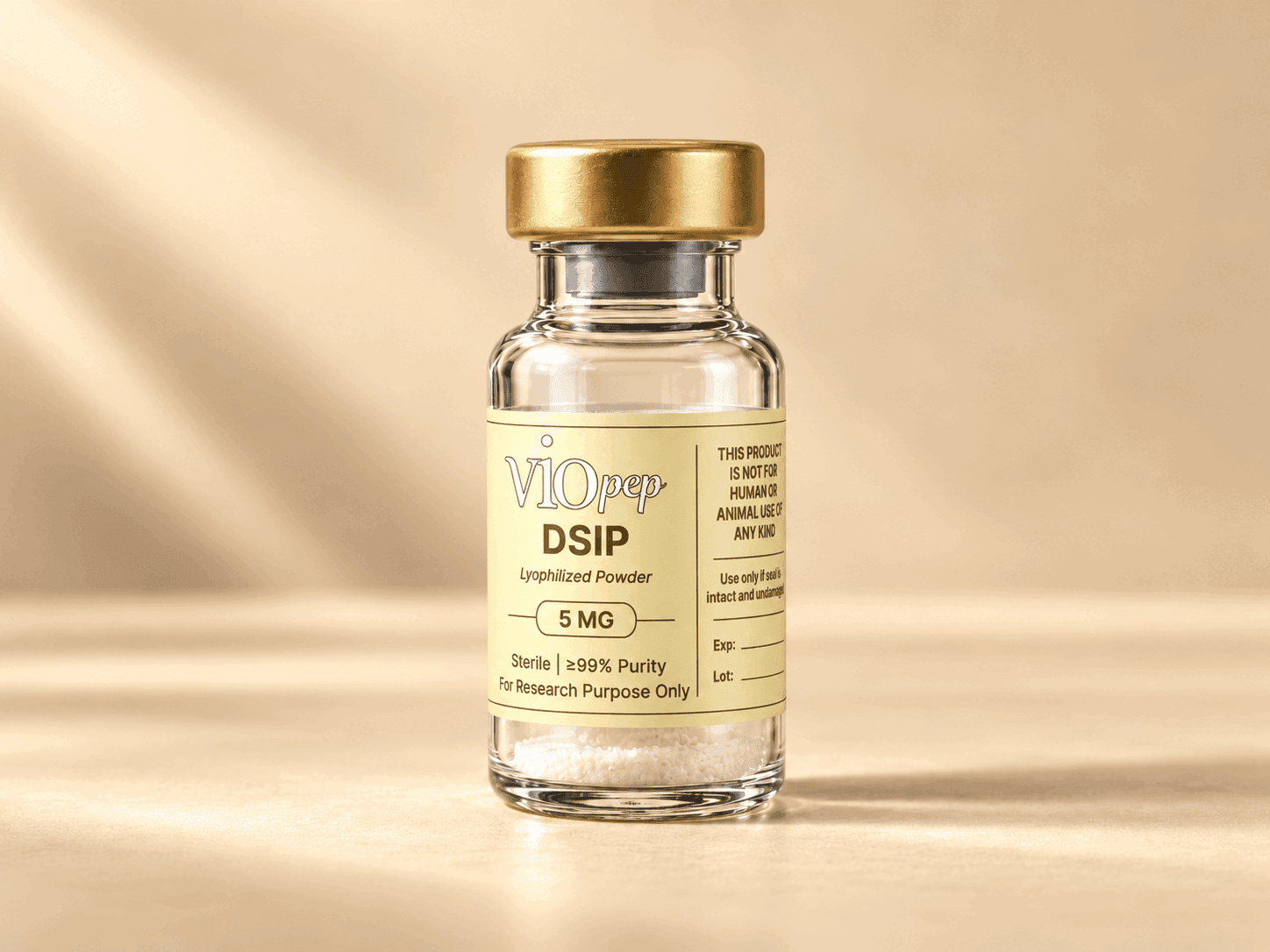 DSIP research peptide vial