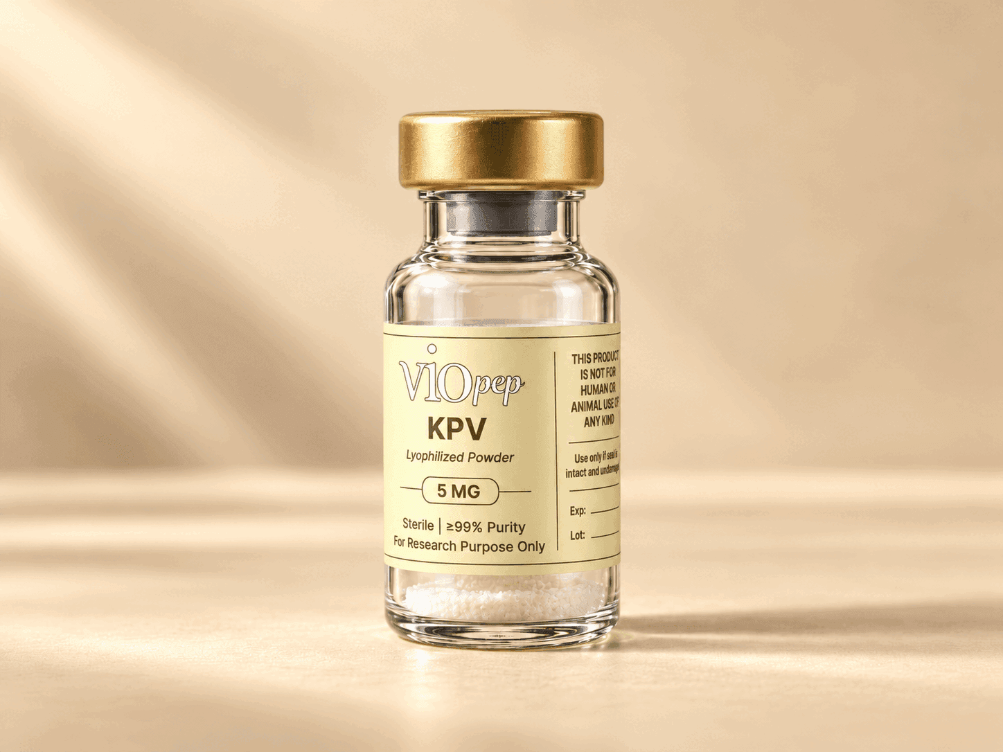 KPV research peptide vial