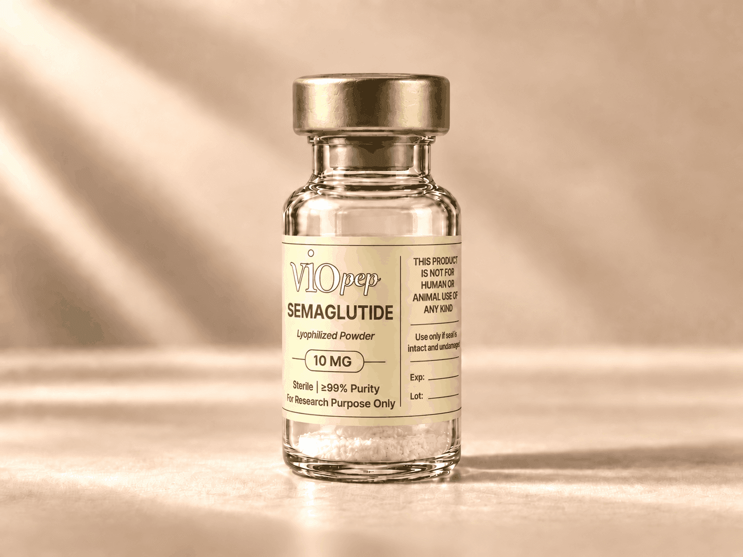Semaglutide research peptide vial