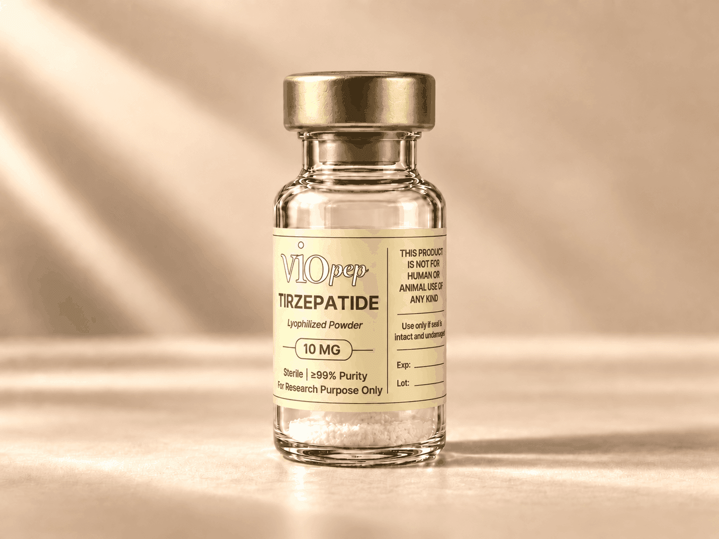 Tirzepatide research peptide vial