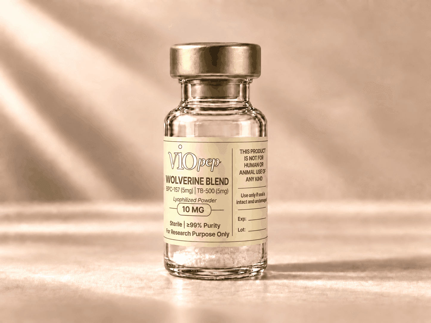 Wolverine Blend research peptide vial